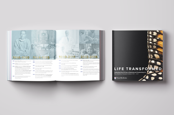 mockup of transplant yearbook